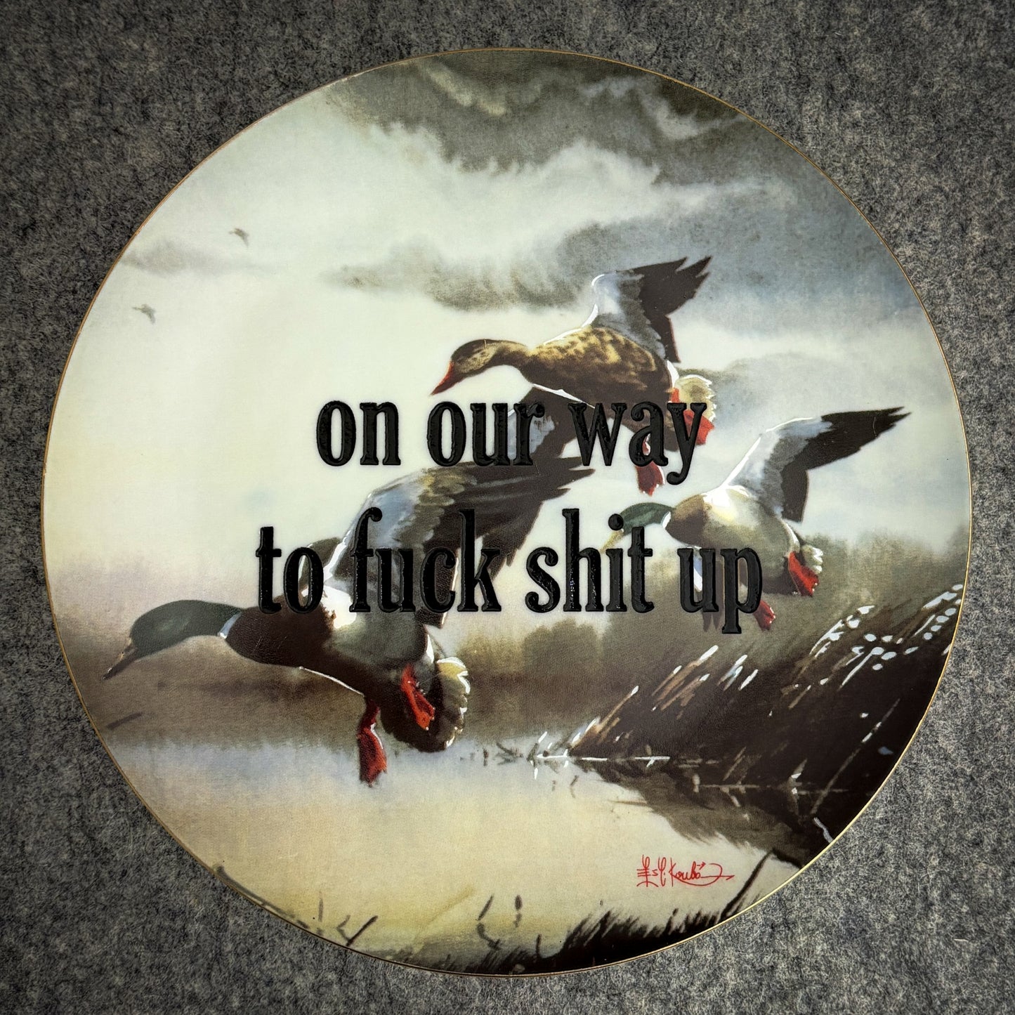 on our way to fuck shit up