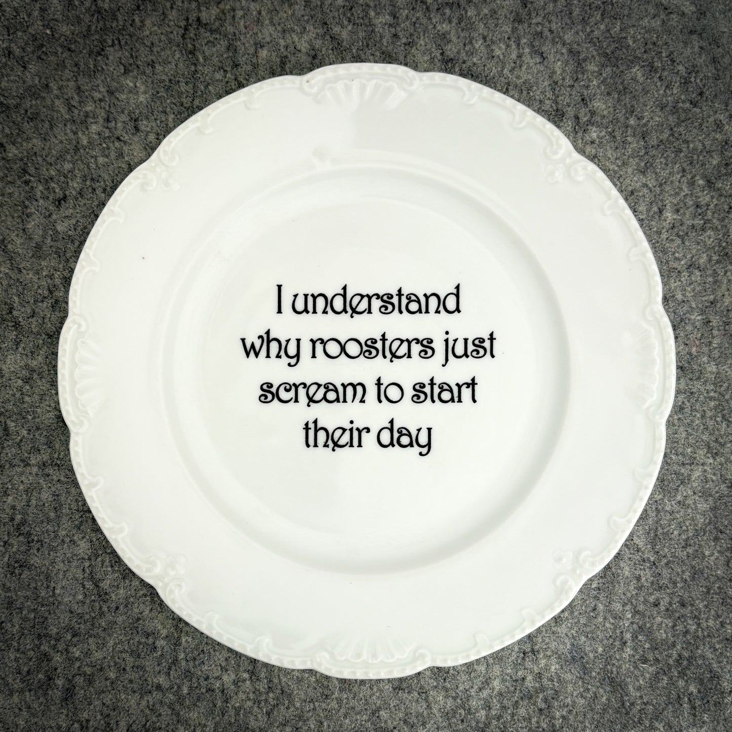 I understand why roosters just scream to start their day