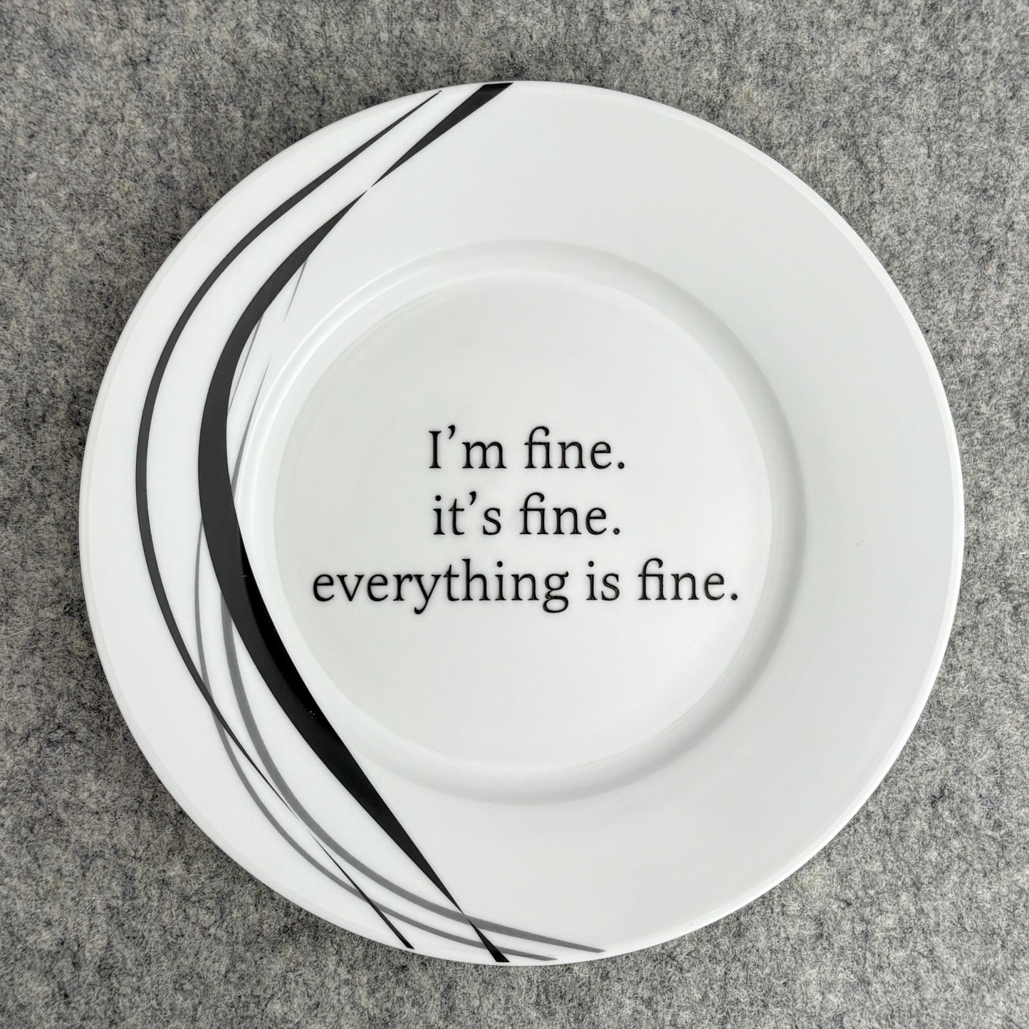 I'm fine. it's fine. everything is fine.