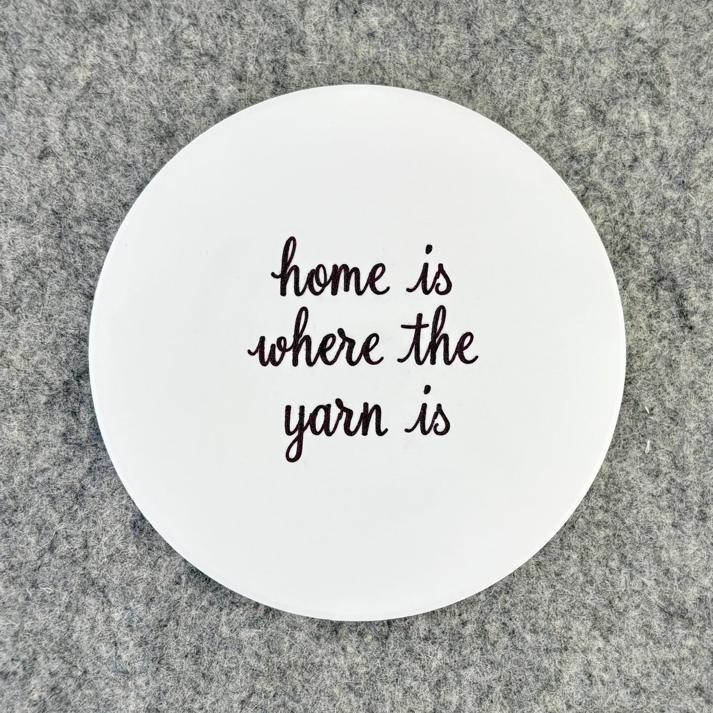 home is where the yarn is