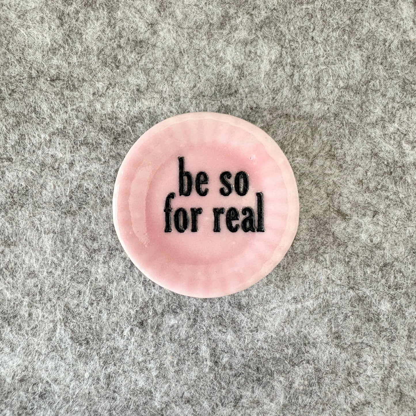 be so for real