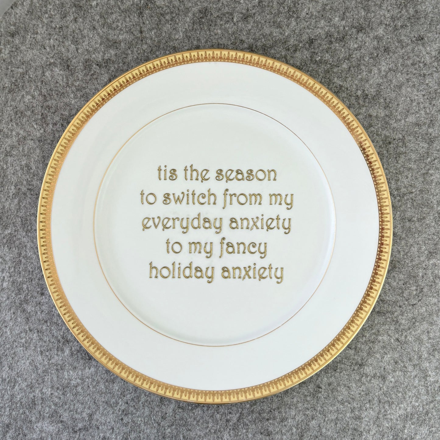 tis the season to switch from my everyday anxiety to my fancy holiday anxiety