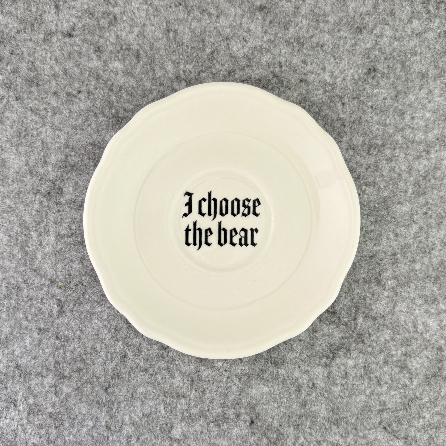 I choose the bear - trinket dish