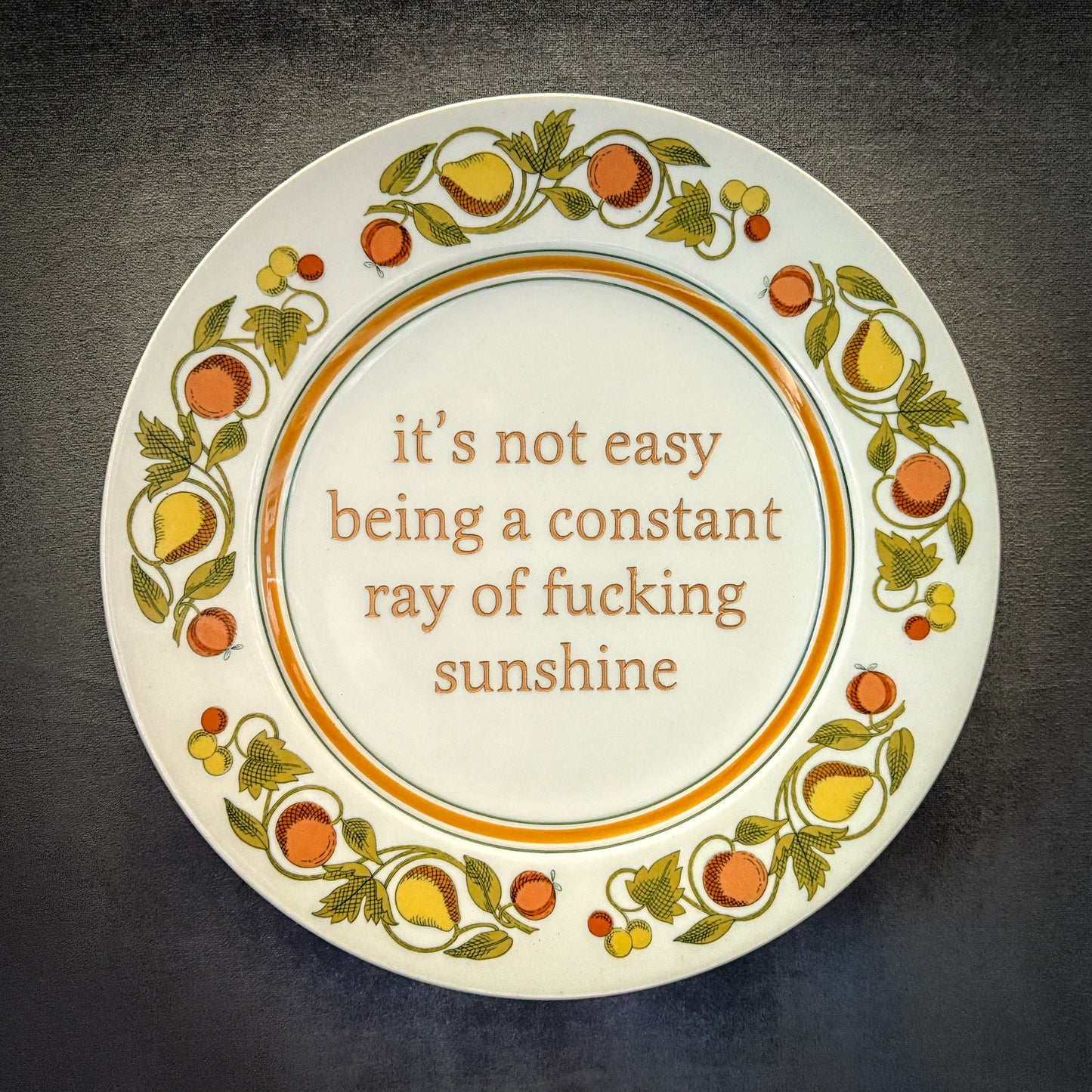 it's not easy being a constant ray of fucking sunshine
