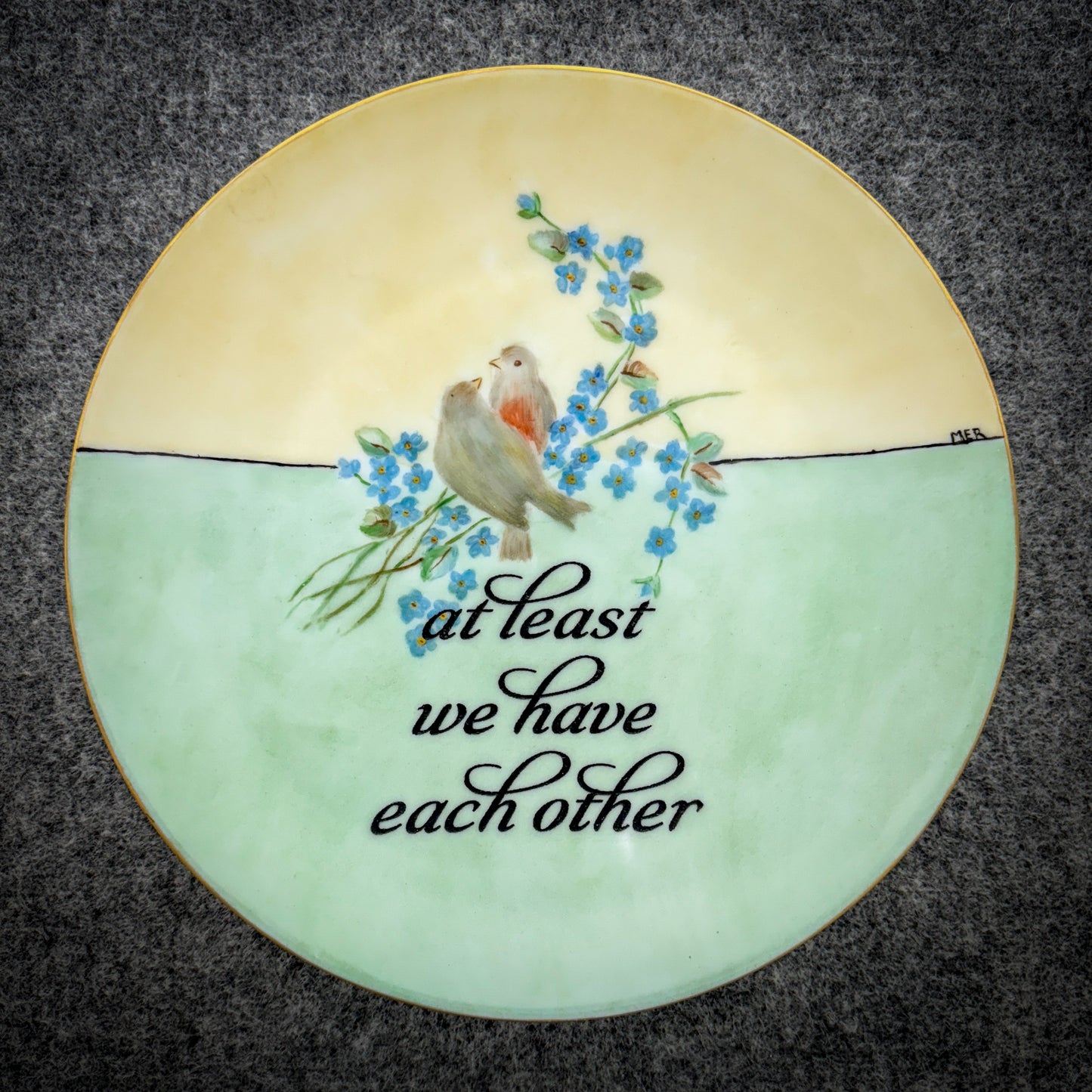 at least we have each other