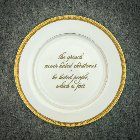 the grinch never hated christmas - he hated people, which is fair