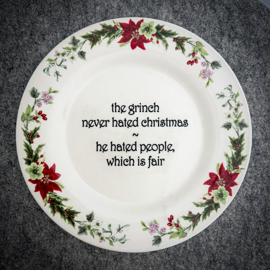 the grinch never hated christmas - he hated people, which is fair