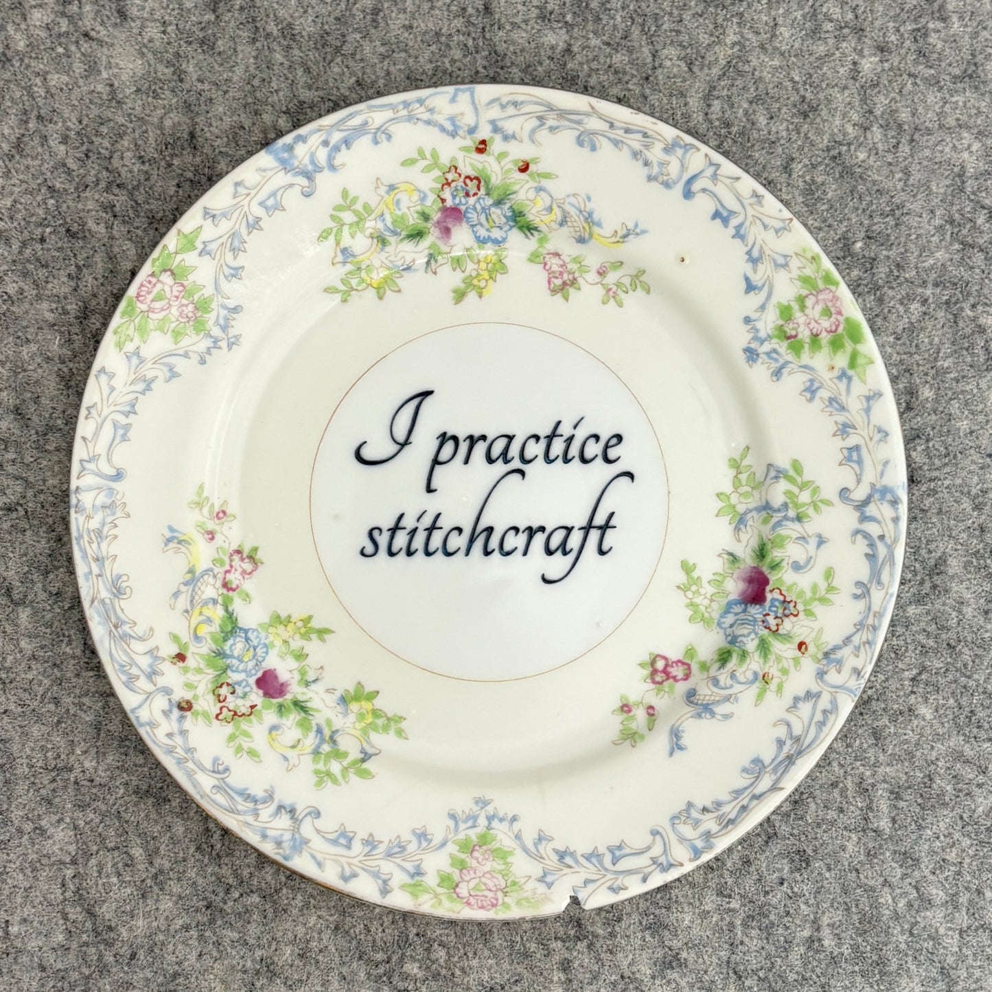 I practice stitch craft