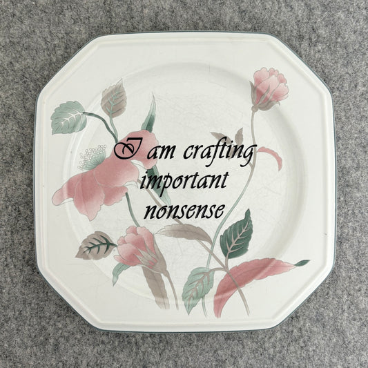 I am crafting important nonsense
