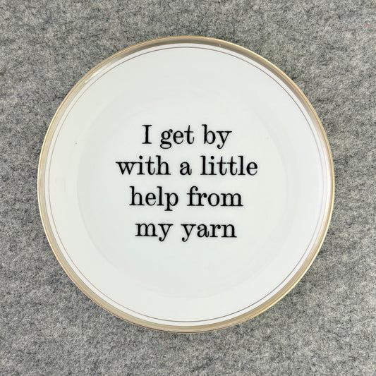 I get by with a little help from my yarn