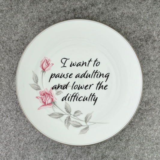 I want to pause adulting and lower the difficulty