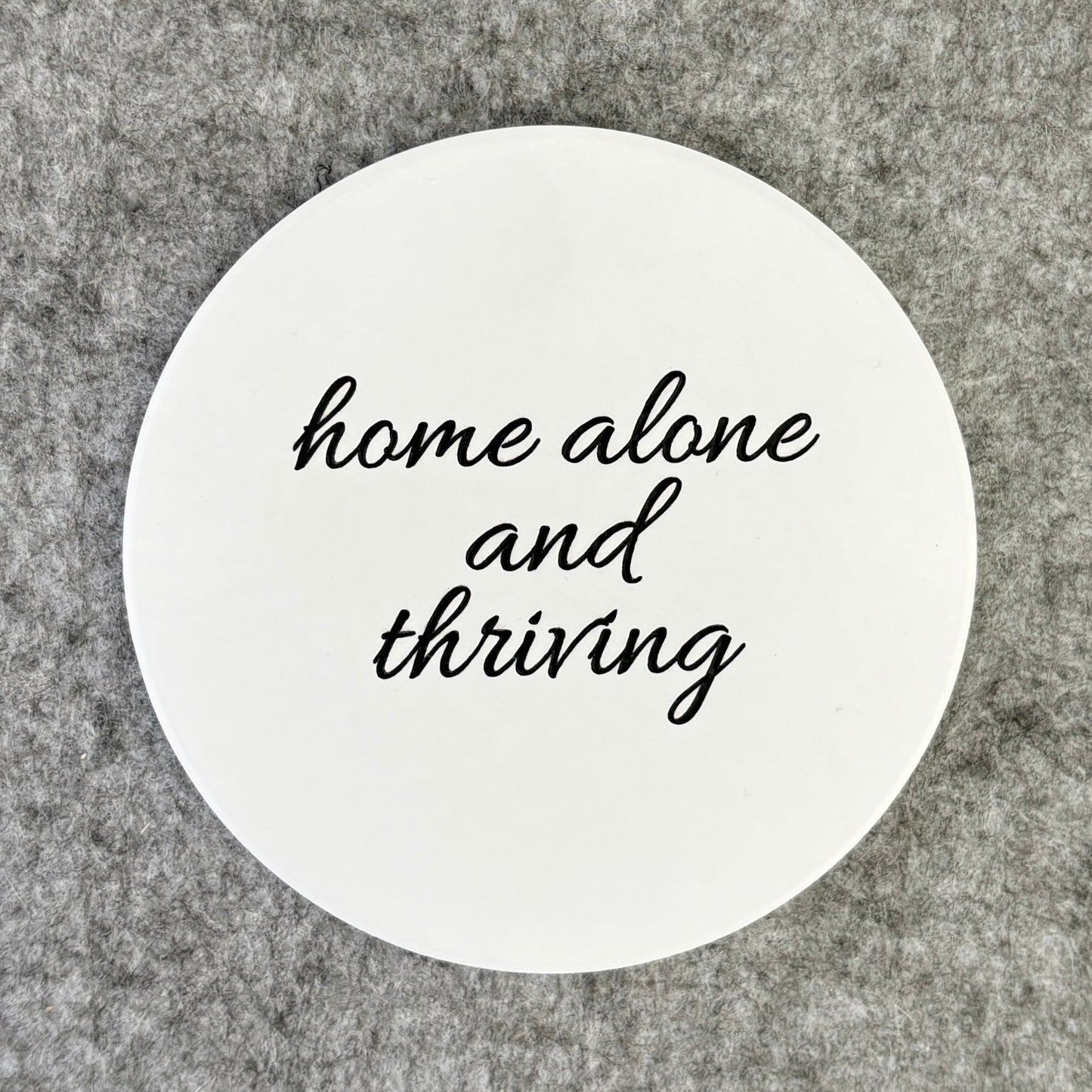 home alone and thriving