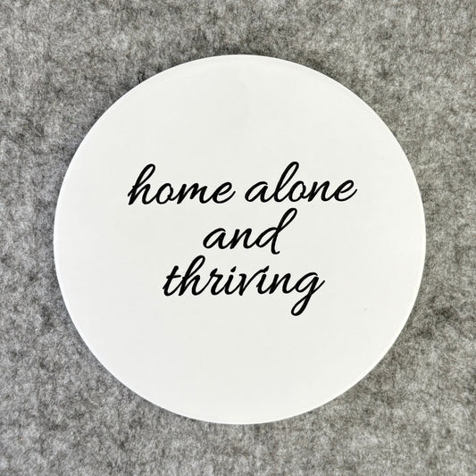 home alone and thriving