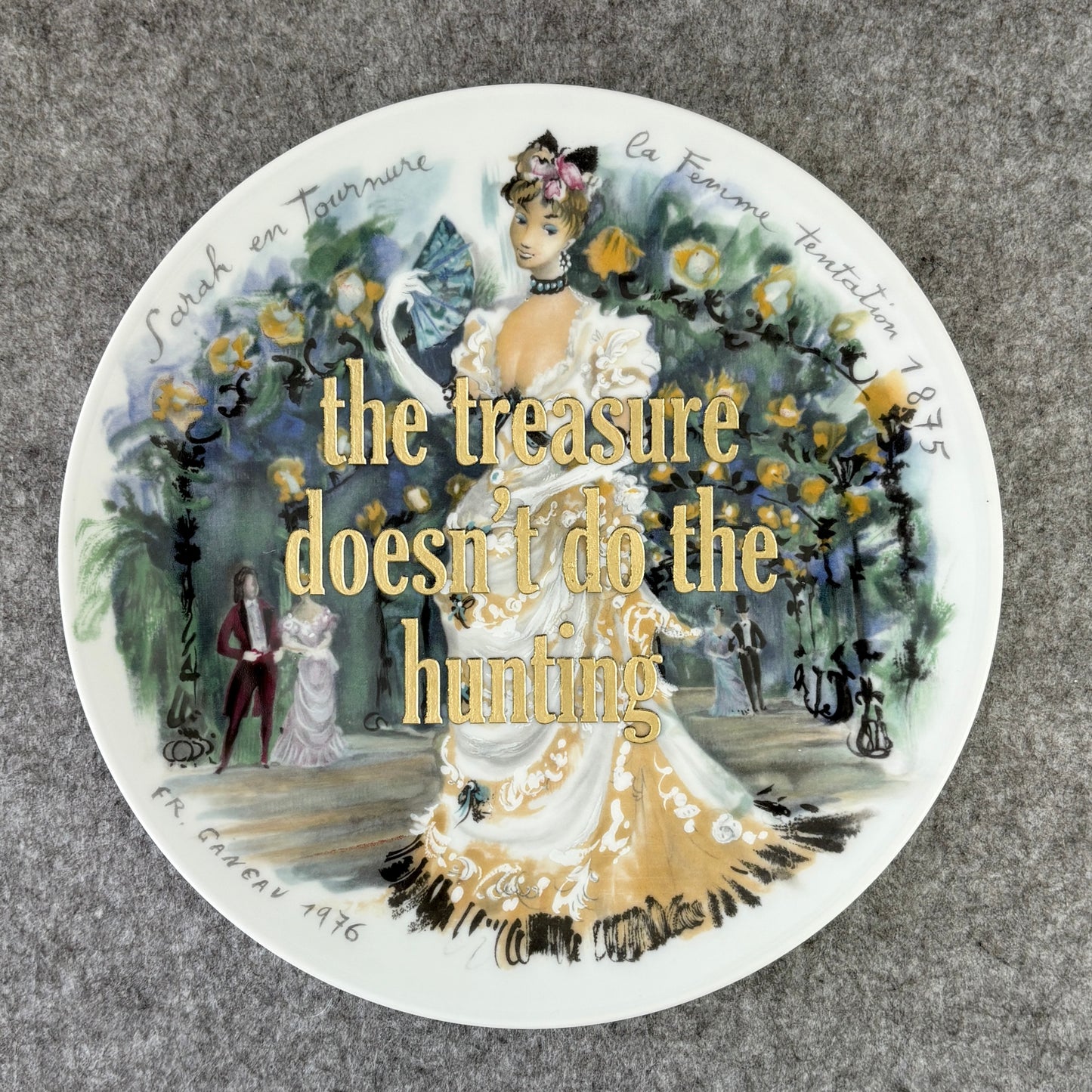 the treasure doesn't do the hunting