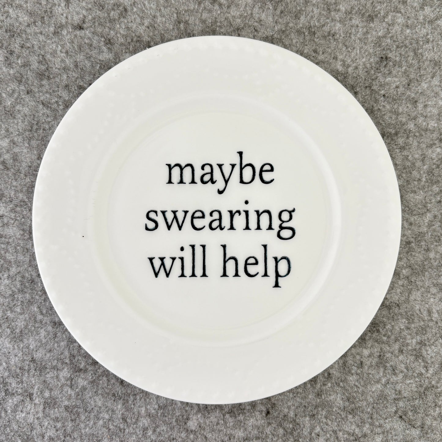 maybe swearing will help