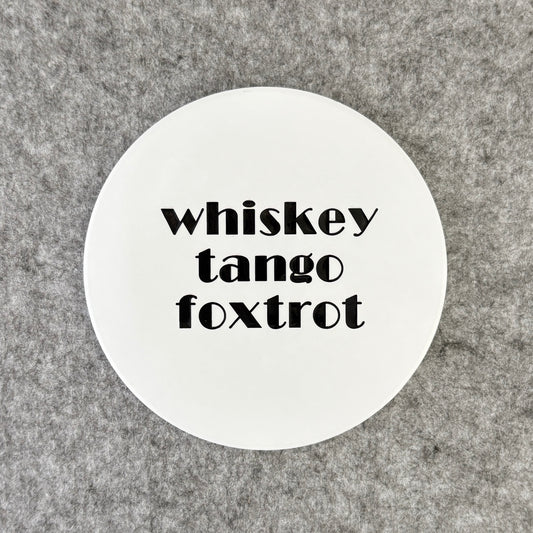 whiskey tango foxtrot