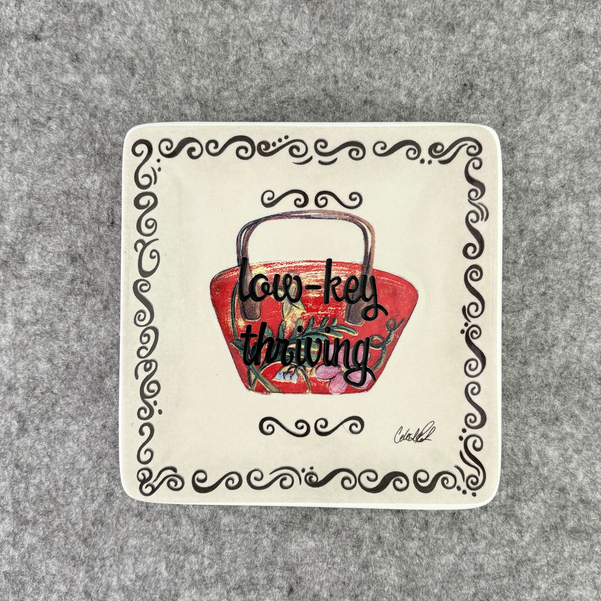 low-key thriving - trinket dish