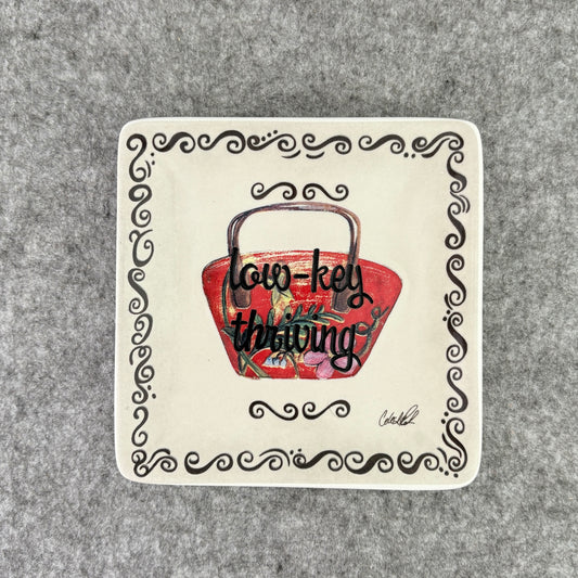 low-key thriving - trinket dish
