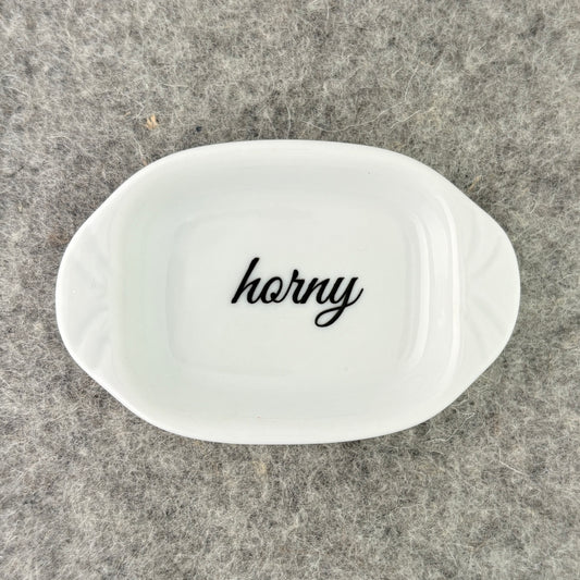 horny - trinket dish