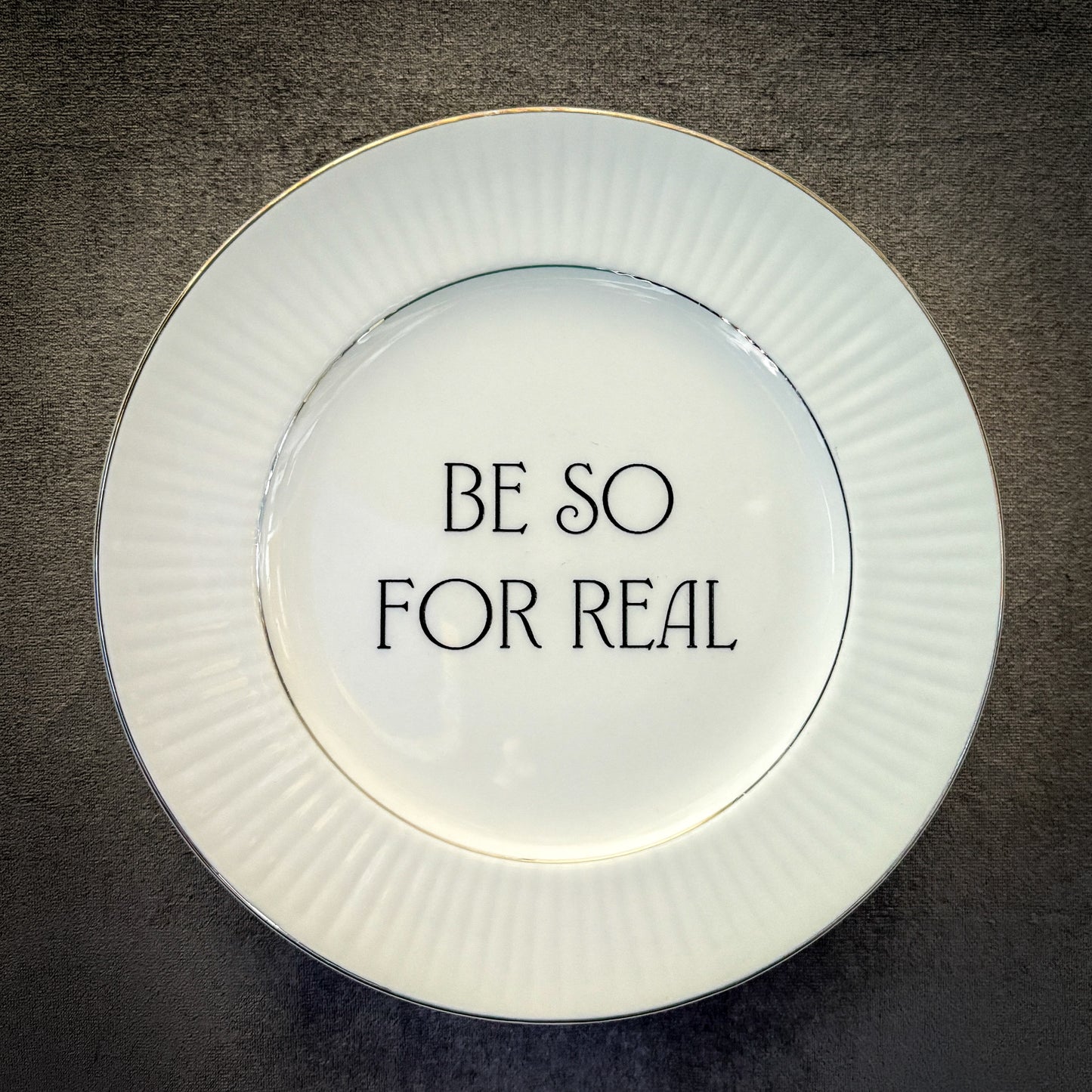 be so for real