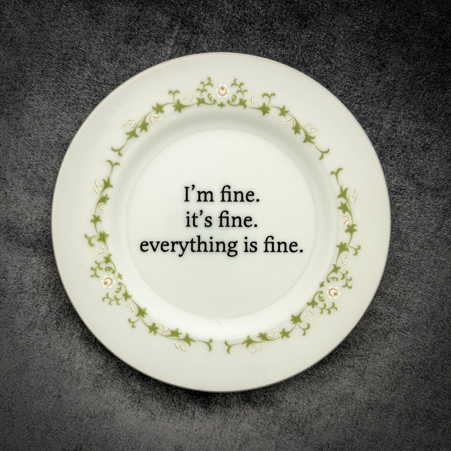 I'm fine. it's fine. everything is fine.