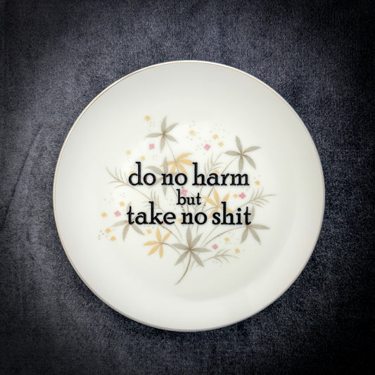 do no harm but take no shit
