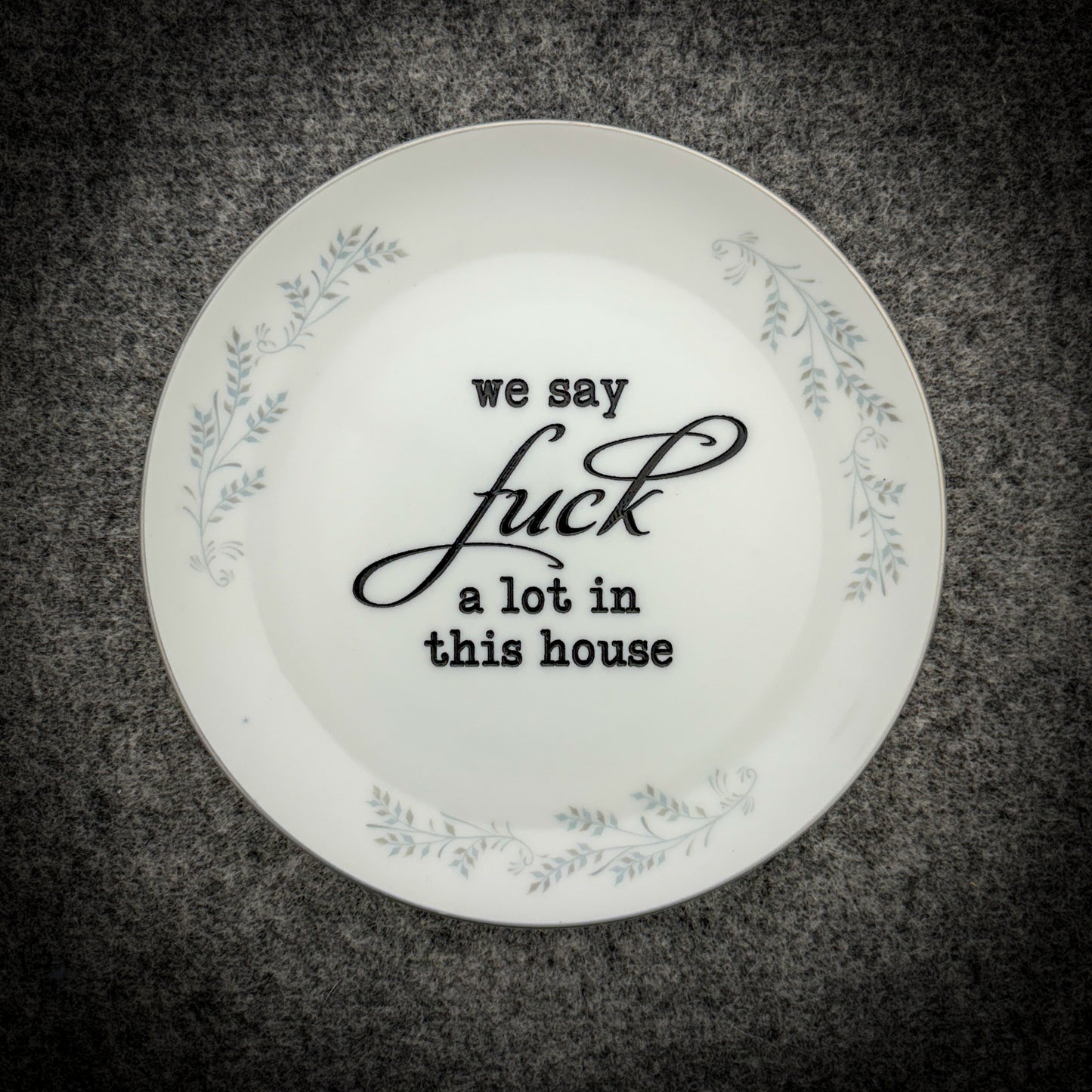 we say fuck a lot in this house