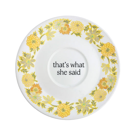 that's what she said